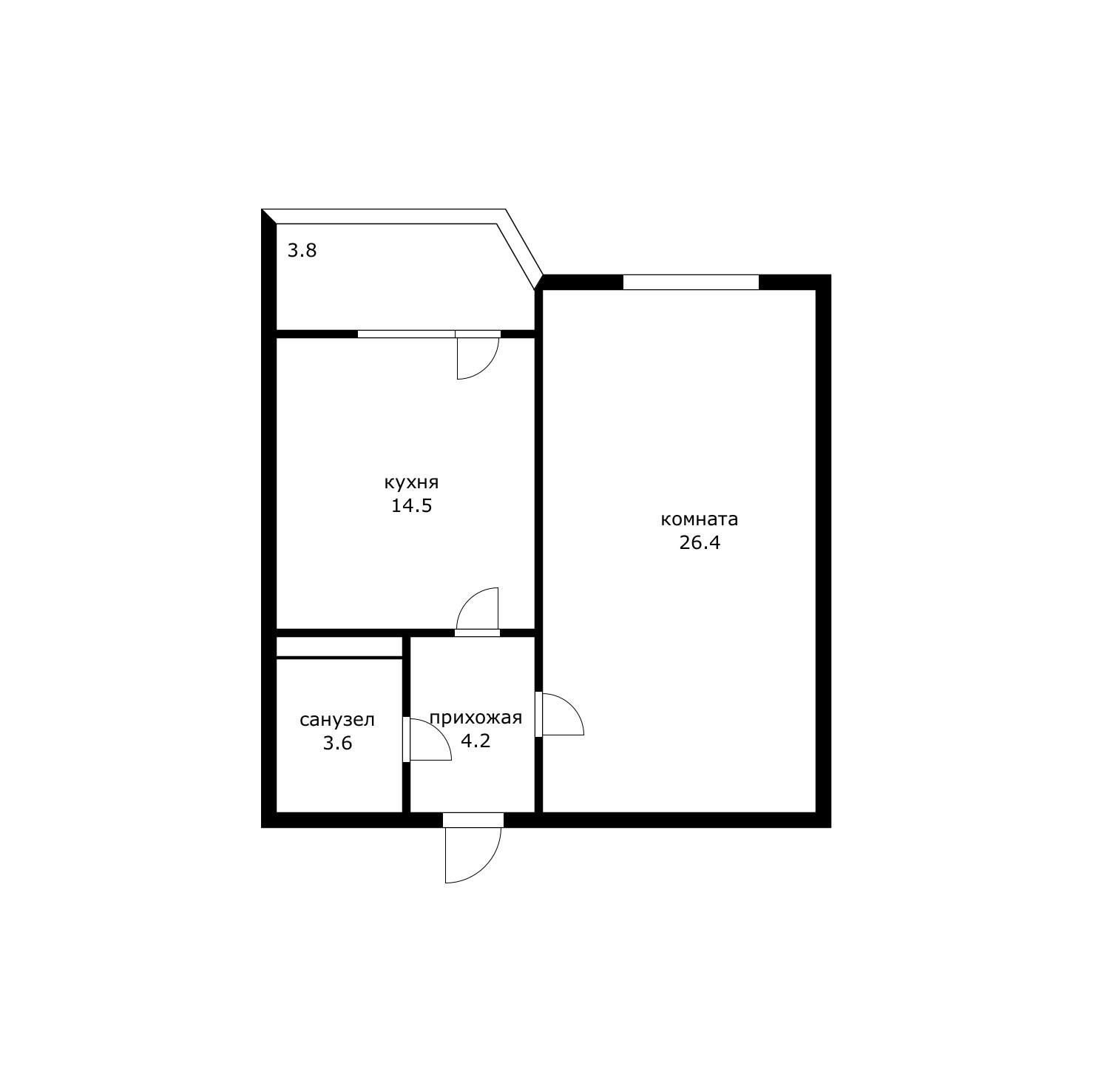 Фото №9: 1-комнатная квартира 50 м² - Краснодар, Прикубанский внутригородской округ, мкр. Восточно-Кругликовский, ул. Восточно-Кругликовская, 46/А