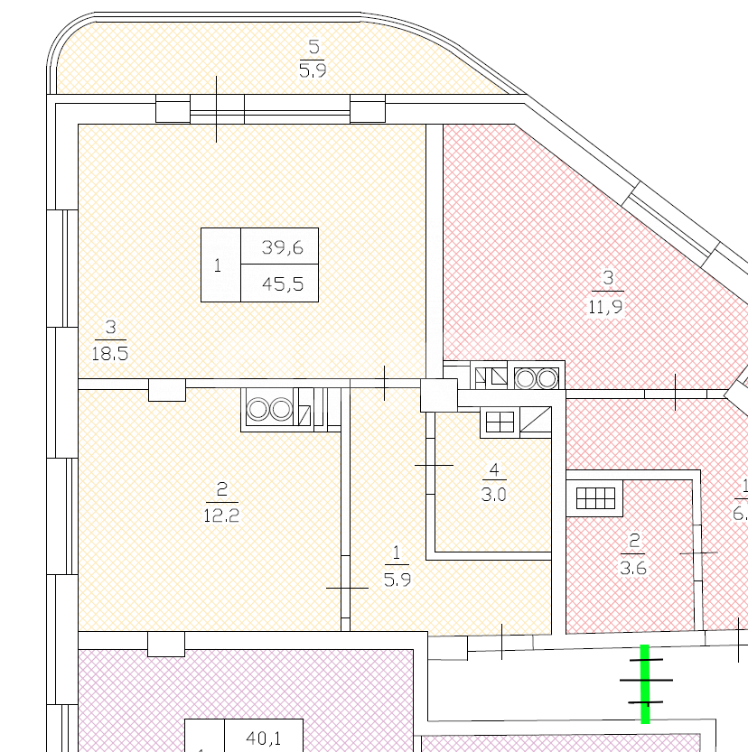 Фото №8: 1-комнатная квартира 45 м² - Горячий Ключ, мкр. Администрация, ул. Ленина, 199Б
