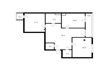 Фото №1: 3-комнатная квартира 94 м² - Краснодар, мкр. имени Маршала Жукова, ул. Кореновская, 15/1