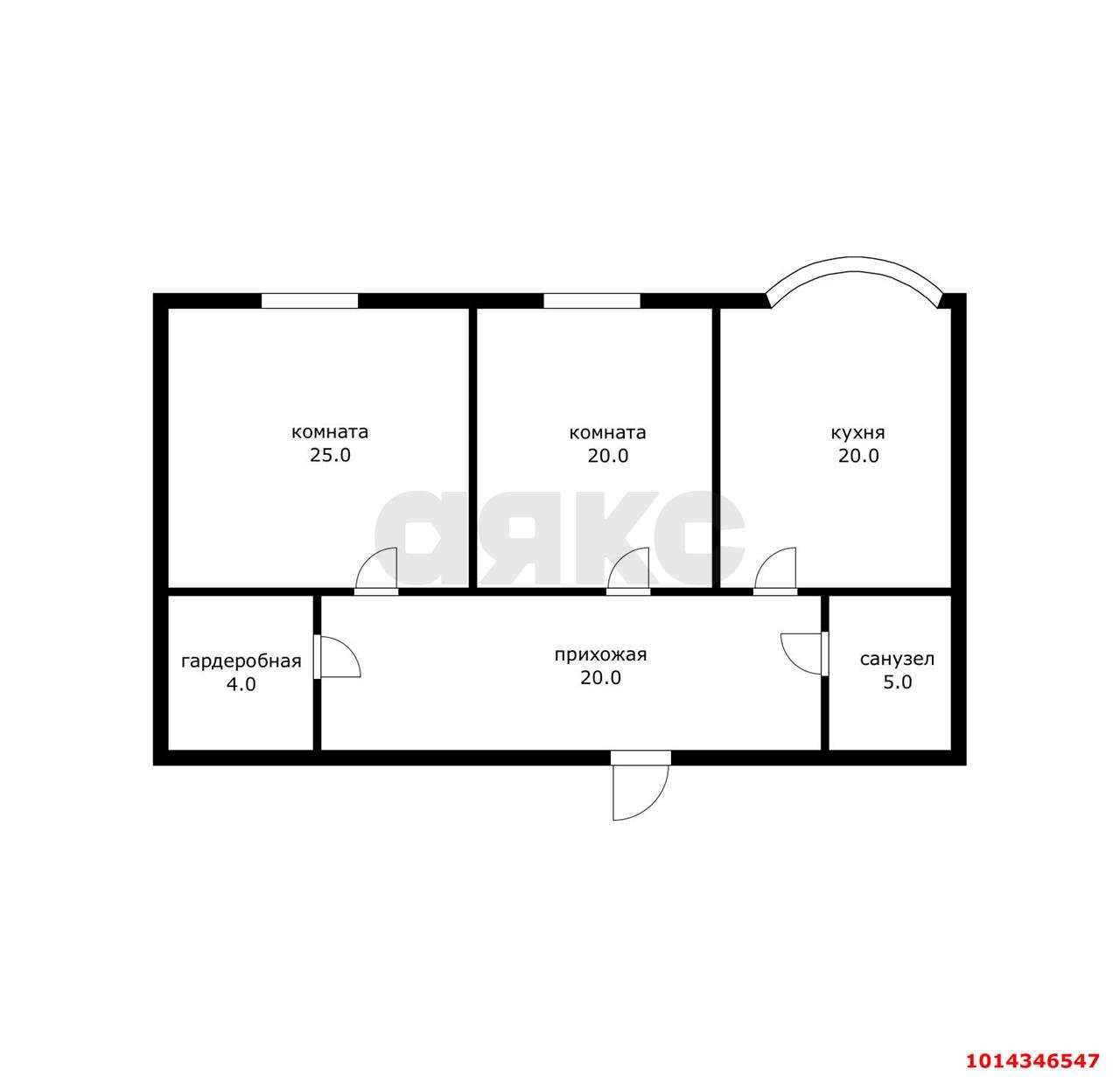 Фото №6: 2-комнатная квартира 108 м² - Краснодар, Центральный, ул. Кубанская Набережная, 56