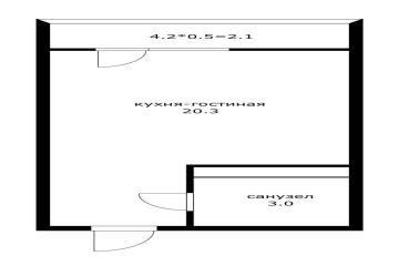 Фото №1: Студия 22 м² - Краснодар, мкр. жилой комплекс Радуга, ул. Евгении Жигуленко, 7к1