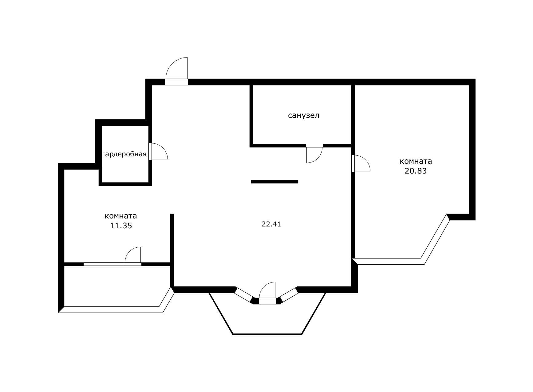 Фото №15: 2-комнатная квартира 79 м² - Краснодар, Прикубанский внутригородской округ, Солнечный, мкр. Фестивальный, ул. Яна Полуяна, 53