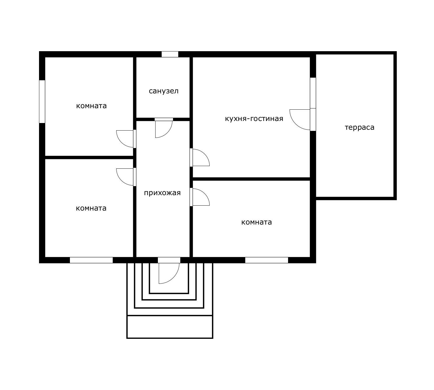 Фото №9: Дом 96 м² + 3.8 сот. - Новомихайловский, ул. Шапсугская, 41