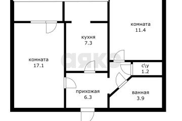 Фото №3: 2-комнатная квартира 48 м² - Краснодар, мкр. Черёмушки, ул. Димитрова, 120А