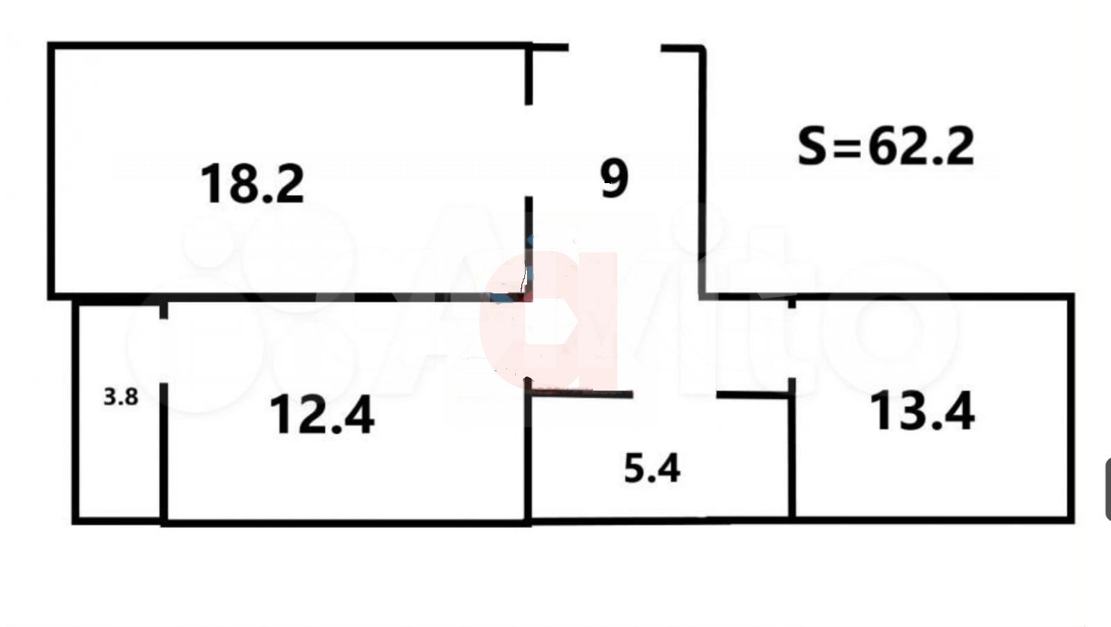 Фото №31: 2-комнатная квартира 62 м² - Анапа, жилой комплекс Раз-Два-Три, ул. Анапское шоссе, 24к9