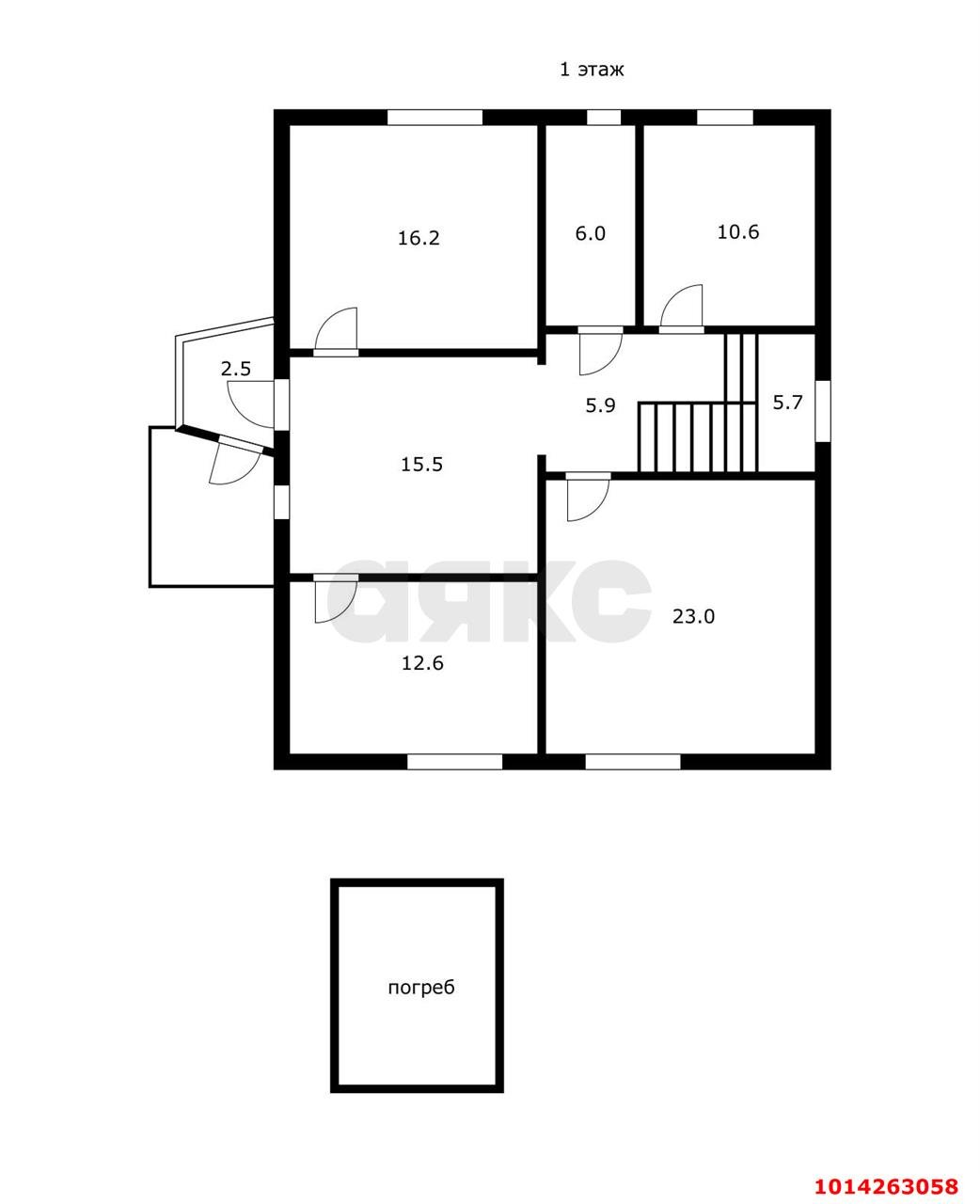 Фото №11: Дом 191 м² + 8 сот. - Российский, Прикубанский внутригородской округ, ул. имени В.М. Комарова, 41