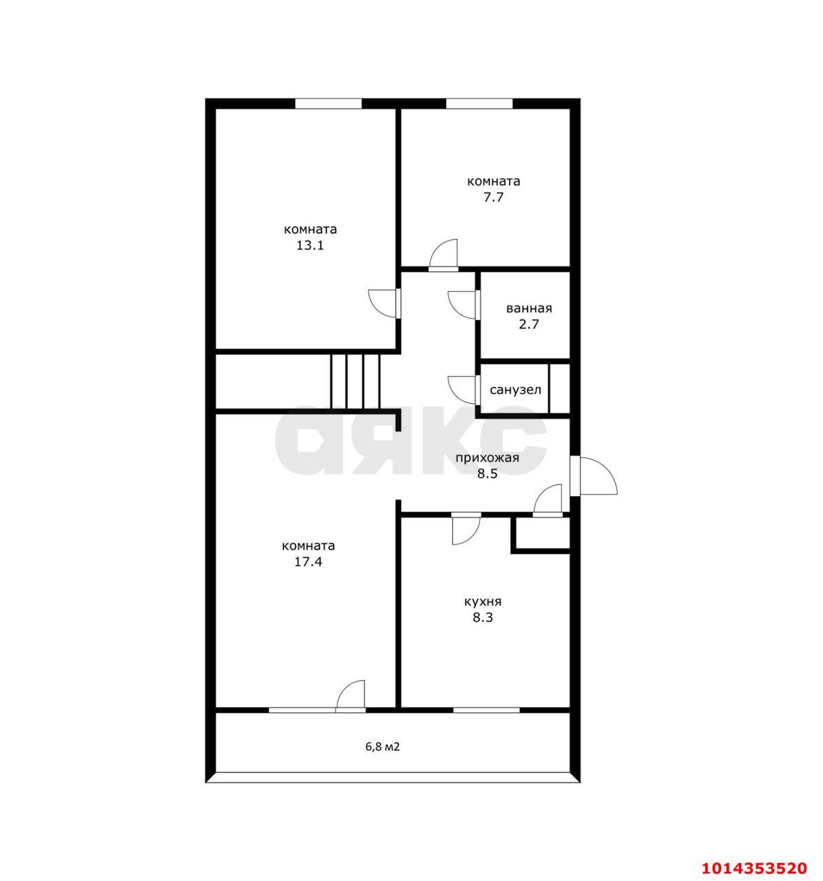 Фото №14: 4-комнатная квартира 132 м² - Краснодар, Центральный, ул. Володарского, 10Д
