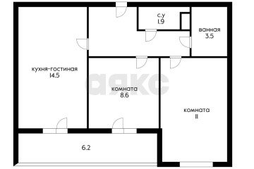 Фото №5: 2-комнатная квартира 44 м² - Краснодар, мкр. Парк Победы, ул. Героя Пешкова, 14