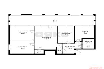 Фото №3: 4-комнатная квартира 87 м² - Краснодар, мкр. Фестивальный, ул. Атарбекова, 28