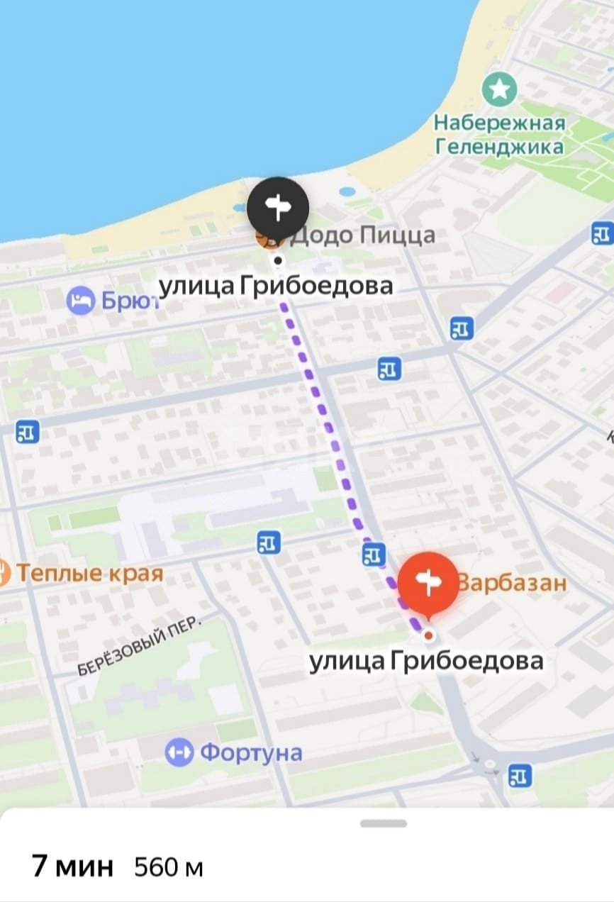 Фото №9: 2-комнатная квартира 42 м² - Геленджик, Толстый Мыс, ул. Грибоедова, 50