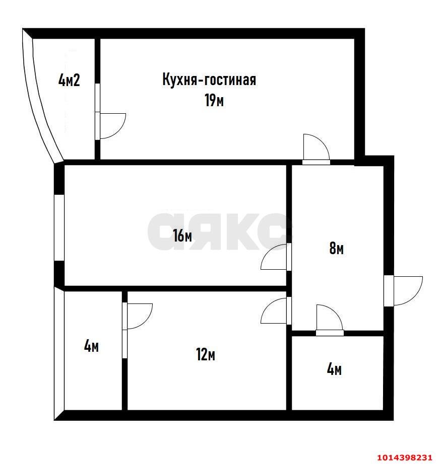 Фото №1: 2-комнатная квартира 65 м² - Краснодар, Любимово, 8