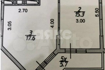 Фото №3: 2-комнатная квартира 47 м² - Ростов-на-Дону, мкр. Западный, ул. Жмайлова, 19А