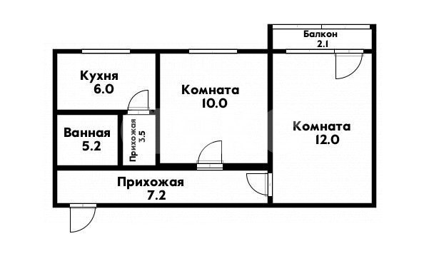 Фото №8: 2-комнатная квартира 46 м² - Геленджик, Толстый Мыс, ул. Полевая, 45