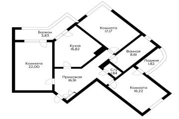 Фото №2: 3-комнатная квартира 99 м² - Краснодар, мкр. жилой комплекс Краснодар Сити, ул. Шоссе Нефтяников, 18к4
