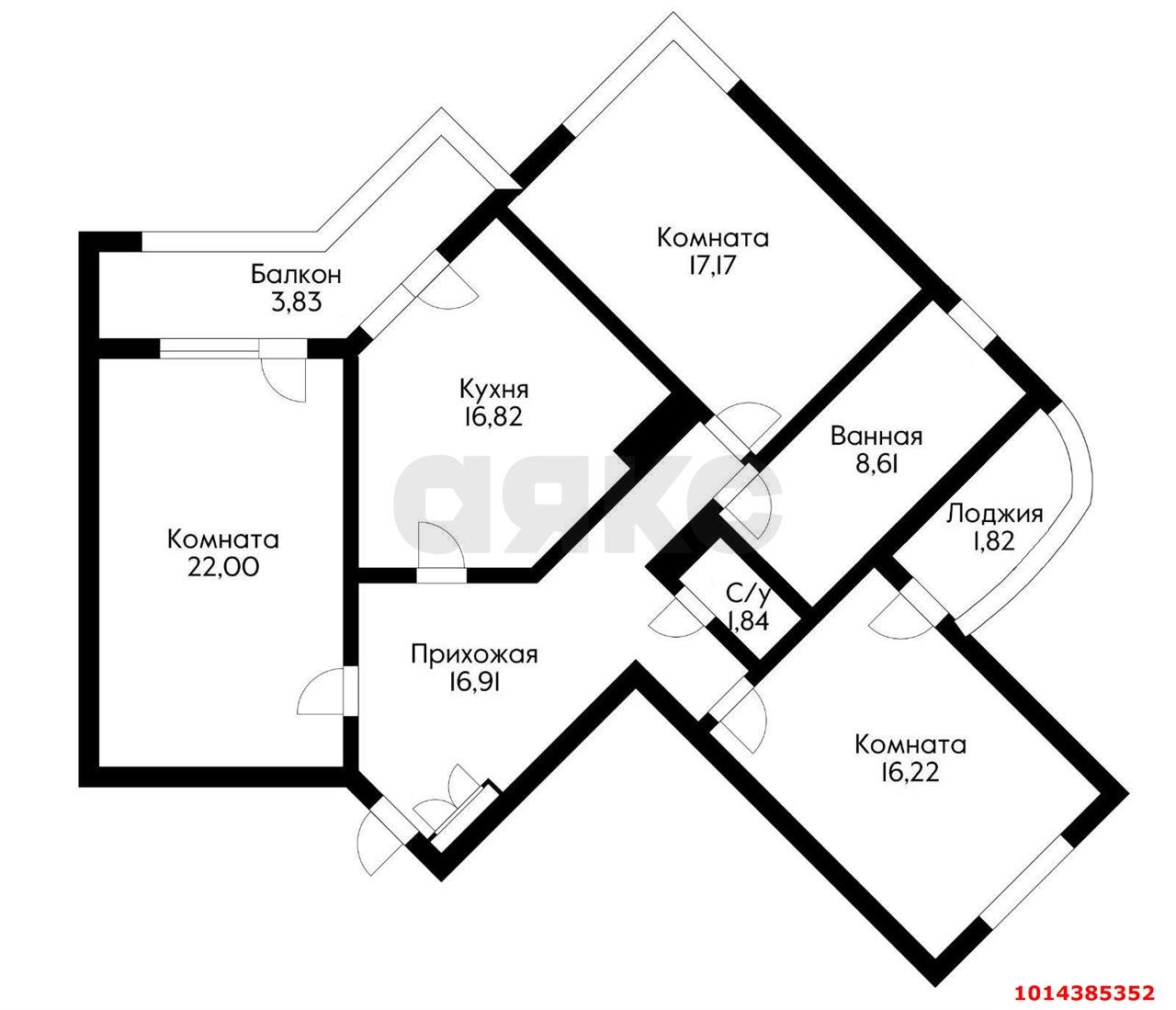 Фото №2: 3-комнатная квартира 115 м² - Краснодар, жилой комплекс Краснодар Сити, ул. Шоссе Нефтяников, 18к4