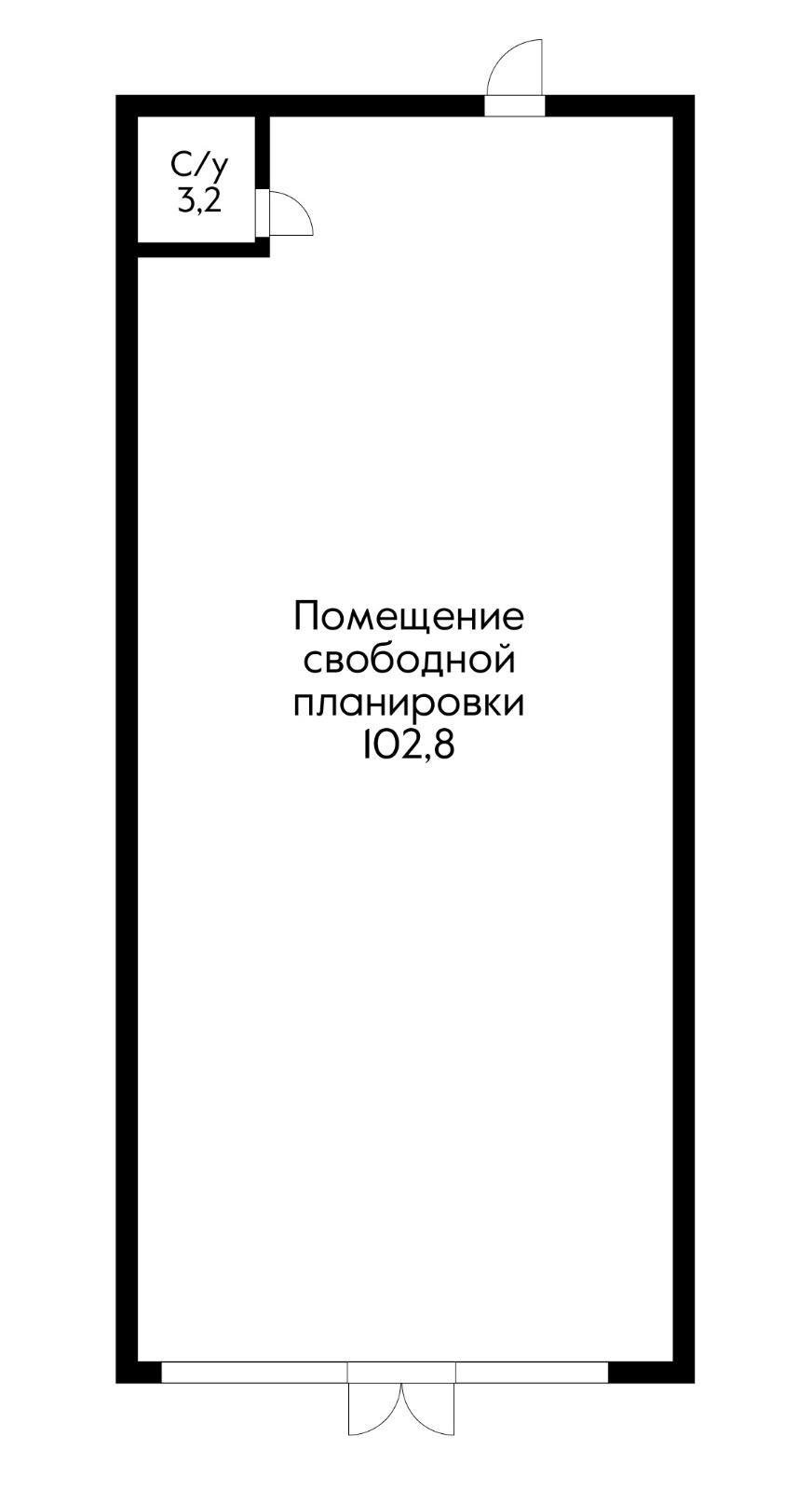 Фото №5: Коммерция 106 м² - Краснодар, Прикубанский внутригородской округ, мкр. Завод Измерительных Приборов, ул. Московская, 69/1