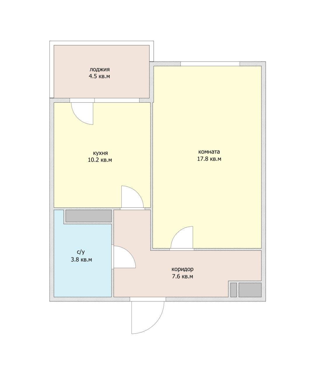 Фото №10: 1-комнатная квартира 42 м² - Краснодар, Карасунский внутригородской округ, Хлопчато-бумажный Комбинат, мкр. жилой комплекс Аквамарин, ул. Уральская, 75к2