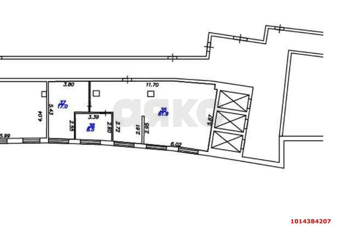 Фото №10: Офисное помещение 88 м² - Краснодар, Западный внутригородской округ, ул. Рашпилевская, 179/1