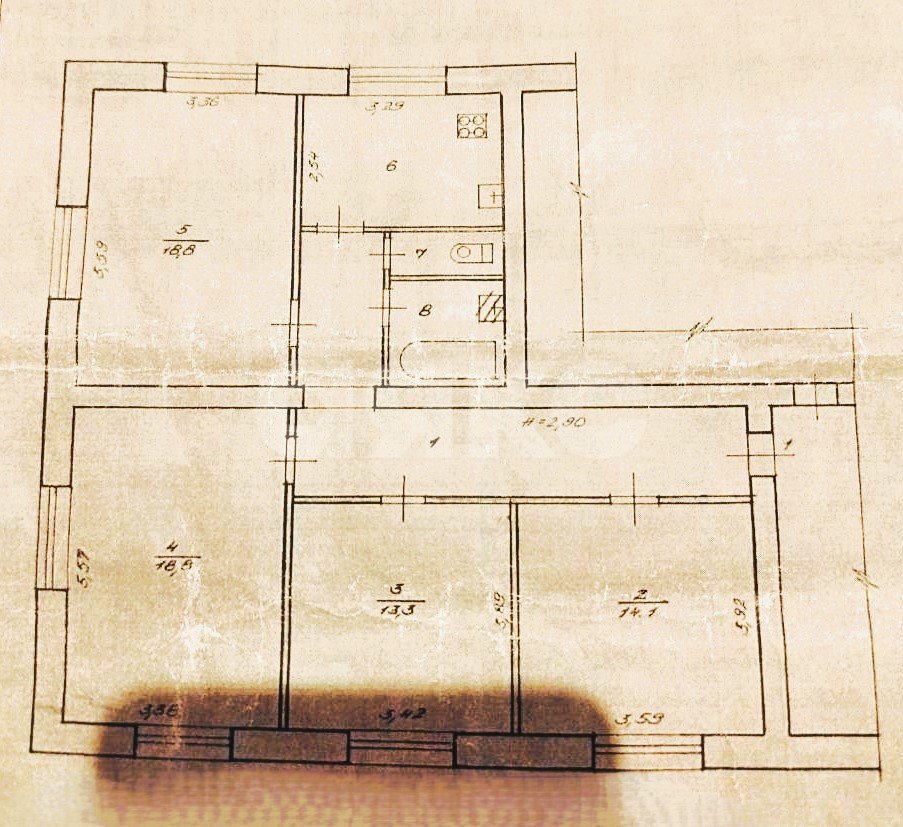 Фото №12: Комната 93 м² - Волгоград, Краснооктябрьский, ул. Таращанцев, 13