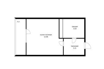 Фото №5: Студия 22 м² - Берёзовый, мкр. Витаминкомбинат, ул. Целиноградская, 18