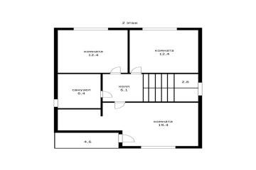 Фото №2: Дом 110 м² - Краснодар, п. коттеджный  Вилланова, ул. Югорская, 45