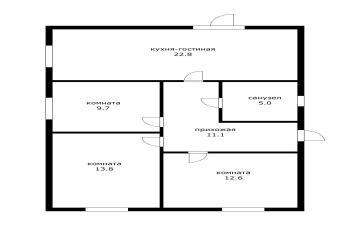 Фото №5: Дом 78 м² - Сад Кубани, мкр. Прикубанский внутригородской округ, ул. Виноградная