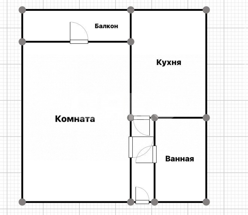 Фото №10: 1-комнатная квартира 21 м² - Майкоп, квартал Птичник, ул. Свободы, 417Б