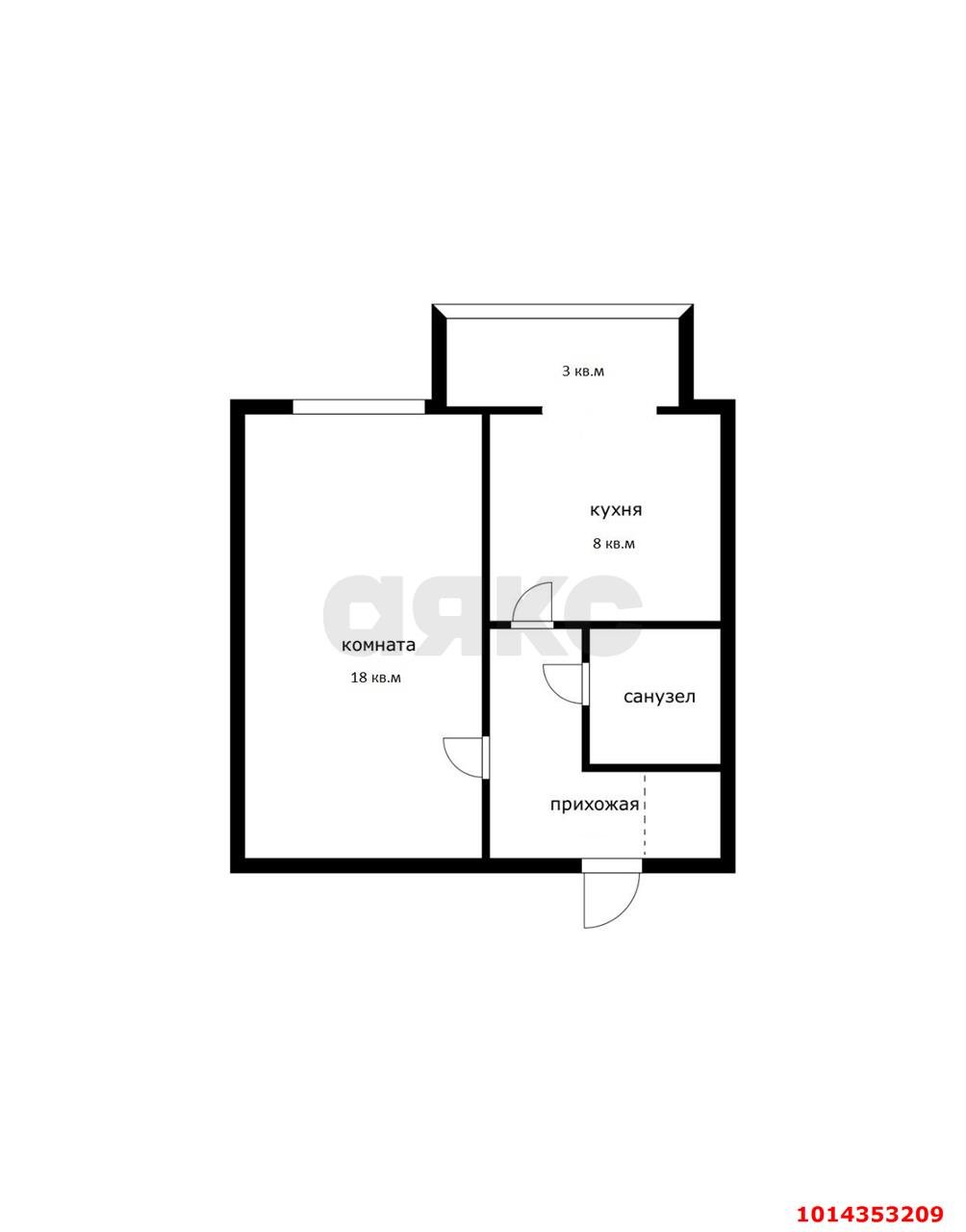 Фото №12: 1-комнатная квартира 36 м² - Краснодар, Пашковский, ул. Карасунская, 257