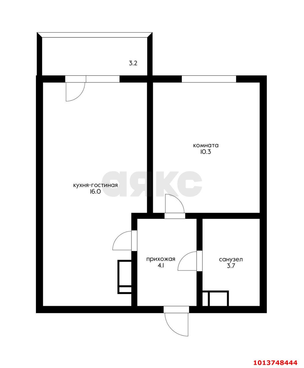 Фото №19: 1-комнатная квартира 35 м² - Краснодар, Парк Победы, ул. Героя Пешкова, 14к3