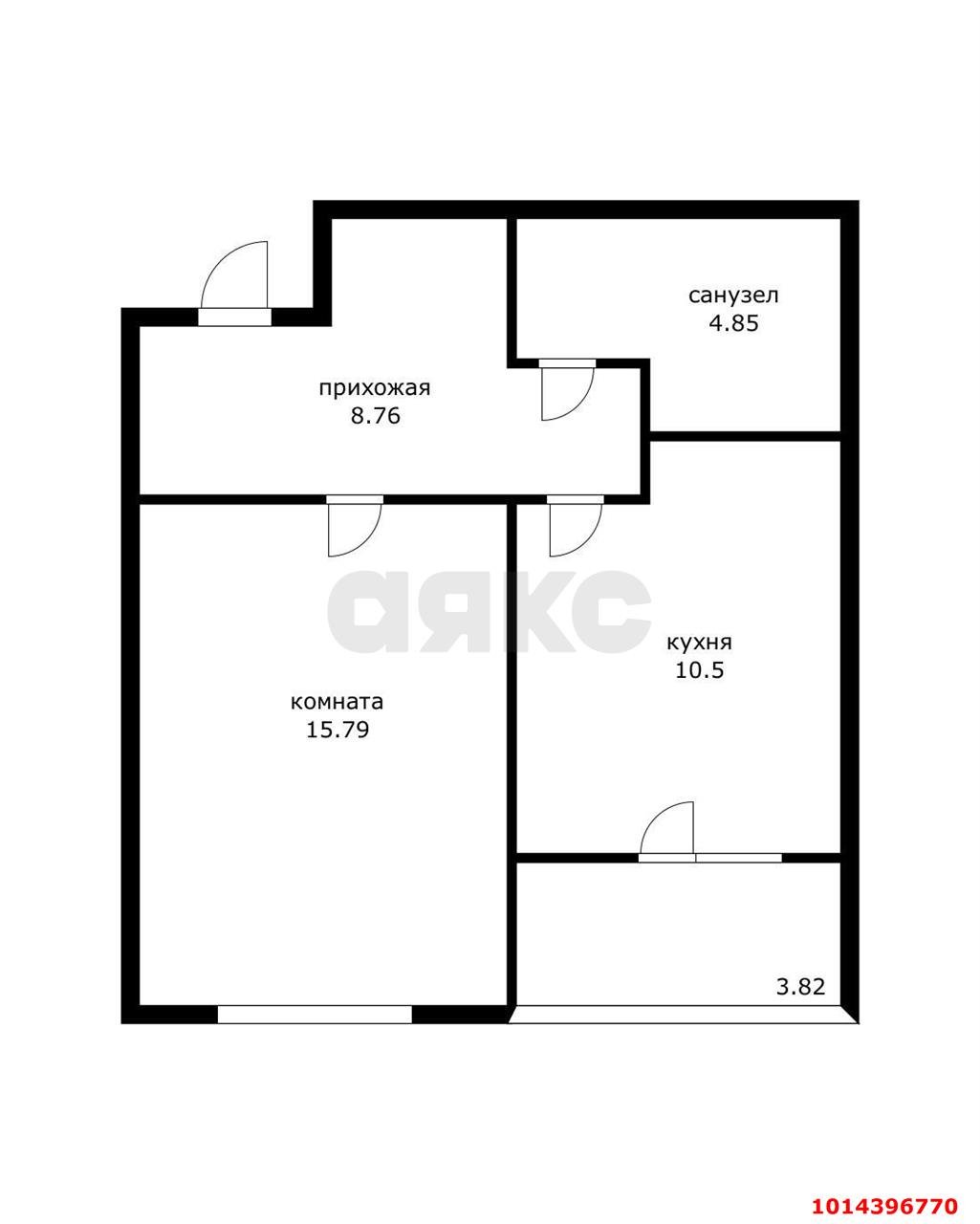 Фото №4: 1-комнатная квартира 39 м² - Краснодар, жилой комплекс Новая Португалия, ул. Ольденбуржская, 11