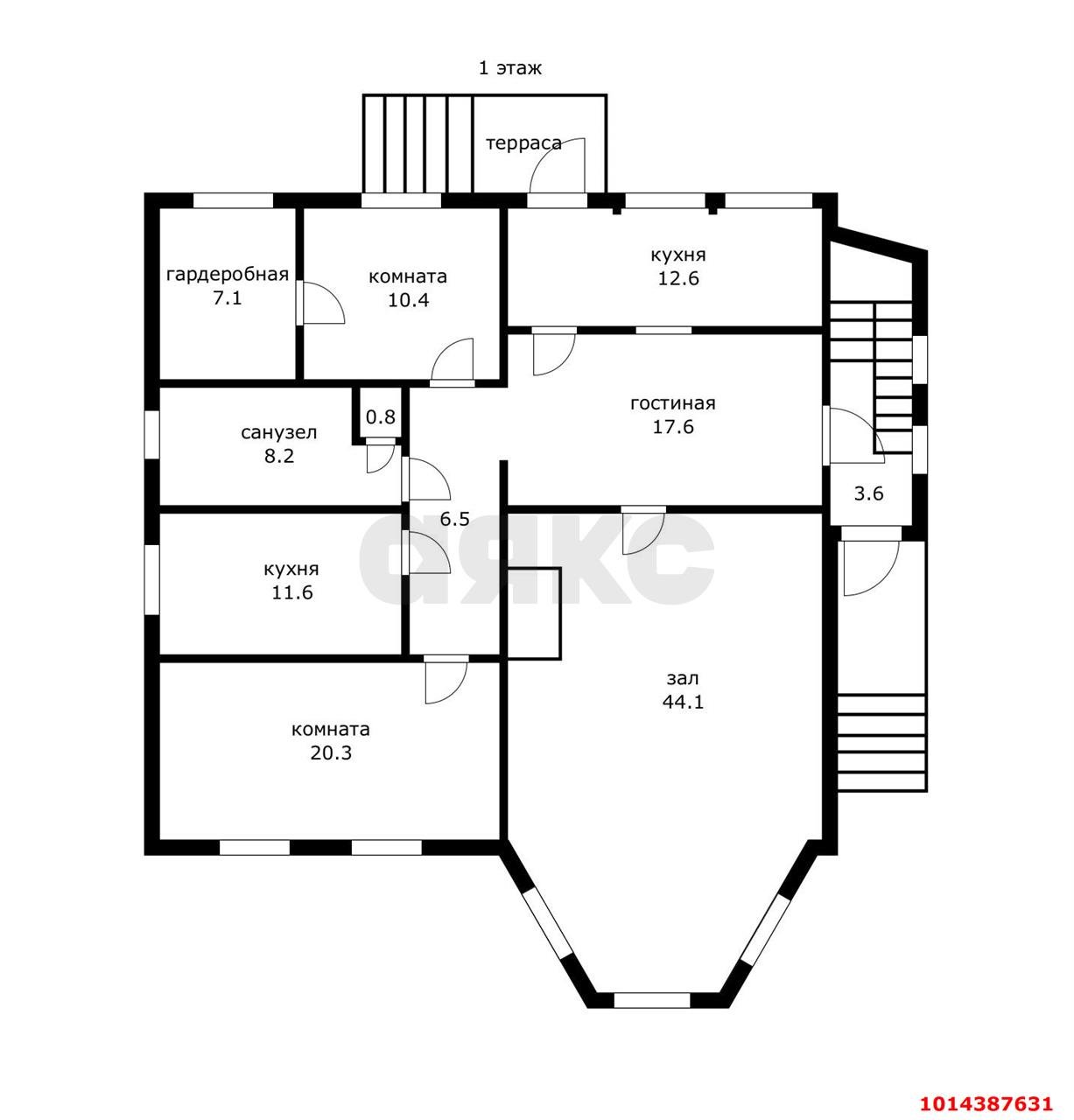 Фото №11: Дом 434 м² + 8 сот. - Краснодар, Завод Радиоизмерительных Приборов, ул. Островная, 38