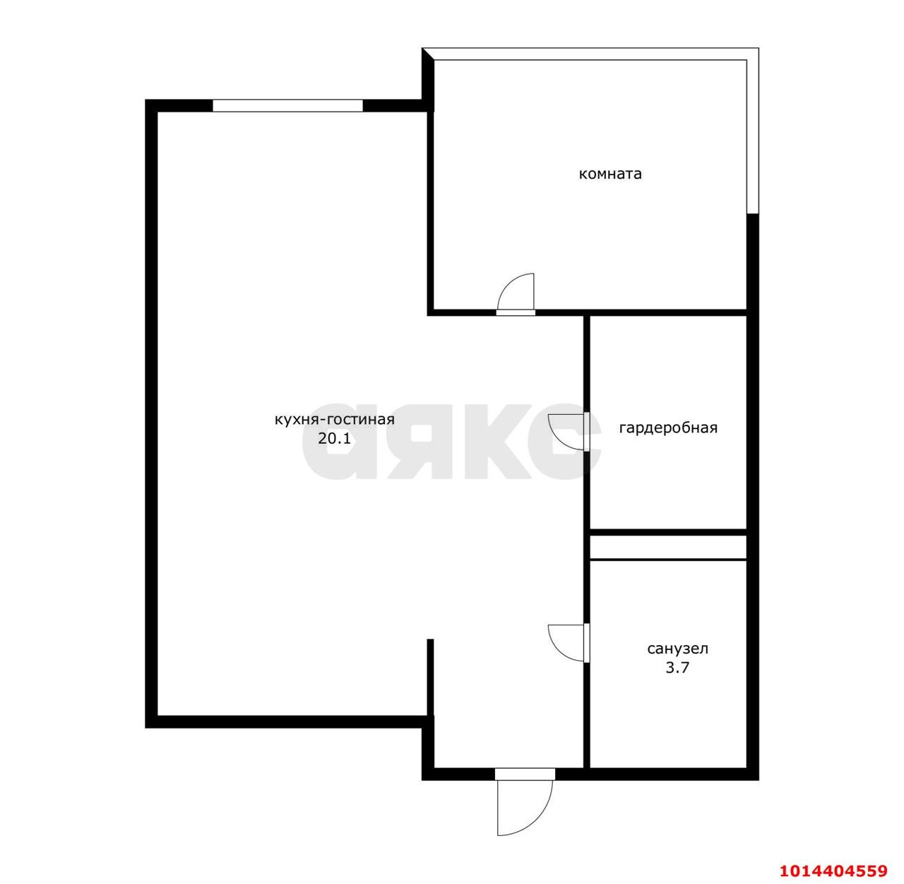 Фото №10: 1-комнатная квартира 40 м² - Краснодар, жилой комплекс Маршал, ул. Гаражная, 87