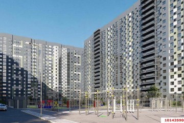 Фото №2: 1-комнатная квартира 34 м² - Краснодар, мкр. Карасунский внутригородской округ, ул. имени Владимира Жириновского, 7