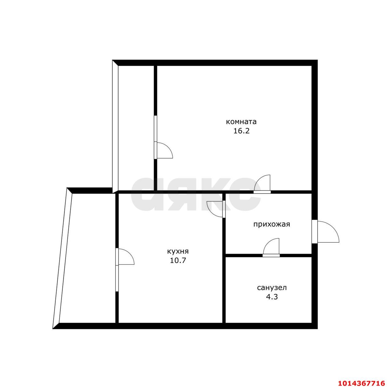 Фото №10: 1-комнатная квартира 43 м² - Краснодар, Завод Измерительных Приборов, ул. Карякина, 1