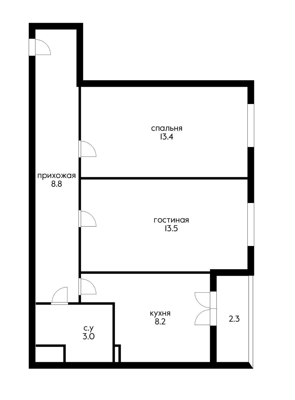 Фото №10: 2-комнатная квартира 49 м² - Краснодар, жилой комплекс Усадьба, мкр. Прикубанский внутригородской округ, ул. имени Валерия Вишневецкого, 11к2