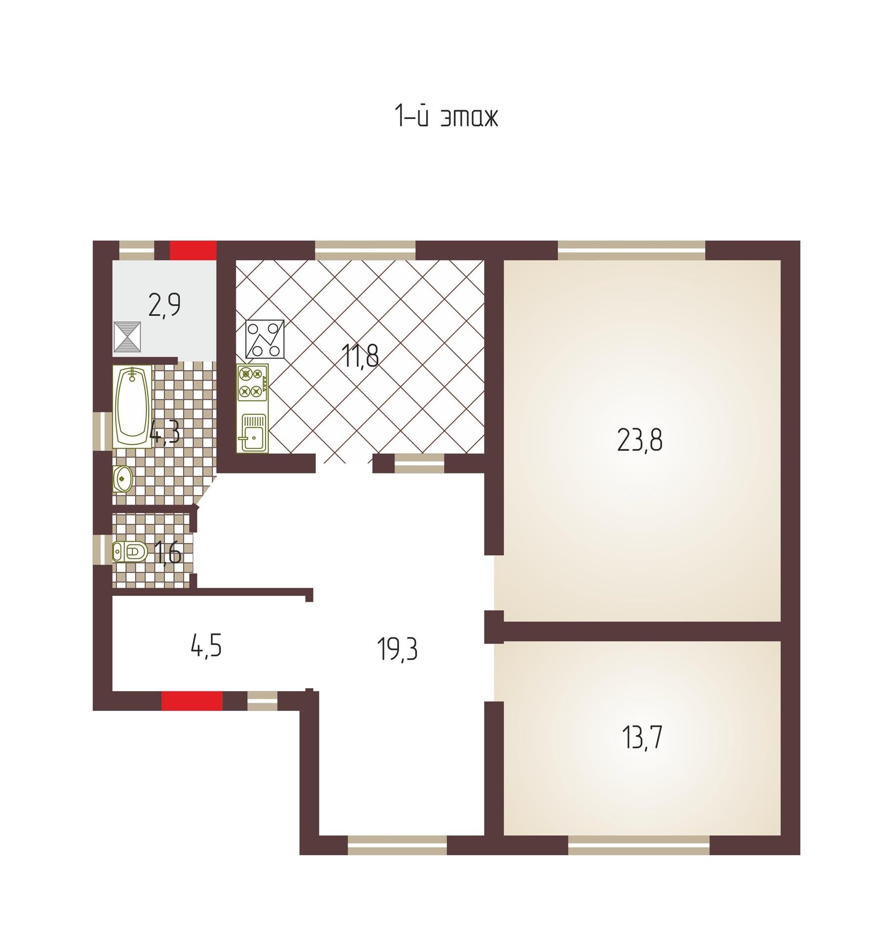 Фото №7: Дом 145 м² + 6 сот. - Краснодар, Прикубанский внутригородской округ, Микрохирургии глаза, мкр. СНТ № 1, ул. Виноградная, 463