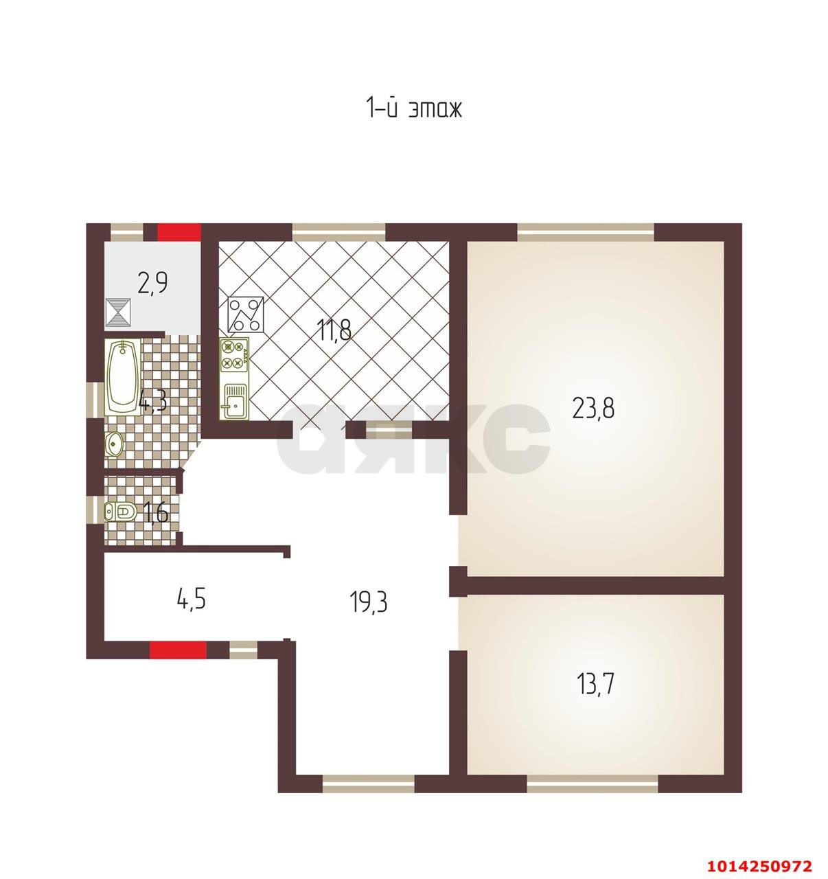 Фото №7: Дом 145 м² + 6 сот. - Краснодар, СНТ № 1, ул. Виноградная, 463