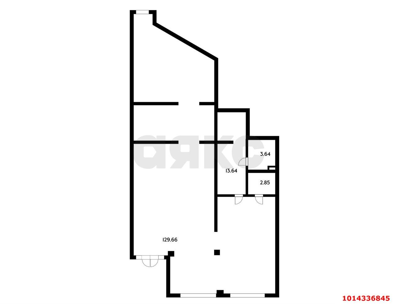 Фото №12: Торговое помещение 146 м² - Краснодар, жилой комплекс Аврора, ул. имени Дзержинского, 95