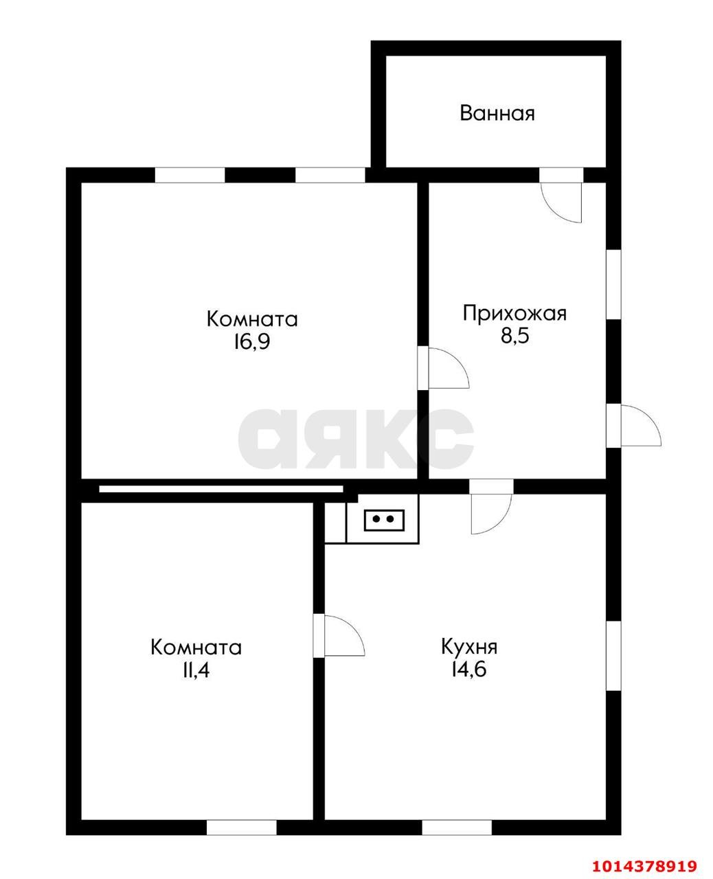 Фото №12: Дом 51 м² + 10 сот. - Новобжегокай, ул. Красная, 14
