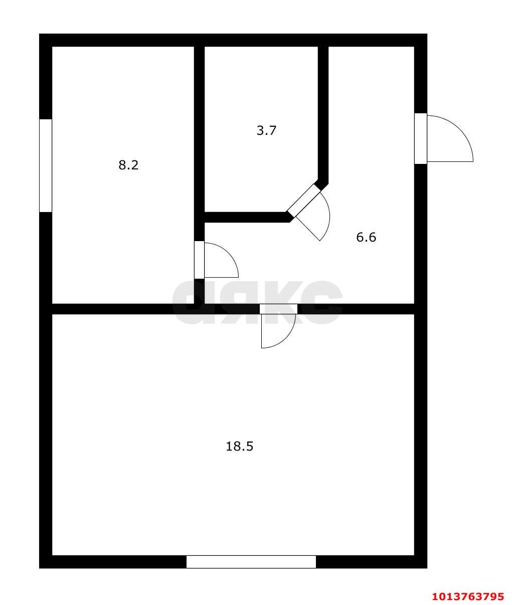 Фото №11: 1-комнатная квартира 37 м² - Краснодар, Прикубанский внутригородской округ, ул. Тепличная, 82