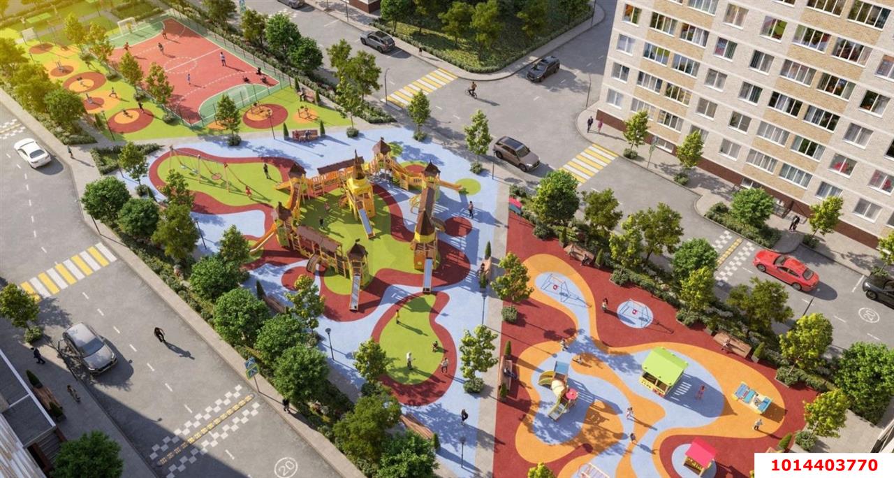 Фото №10: 1-комнатная квартира 37 м² - Краснодар, Славянский, ул. Заполярная, 39к10