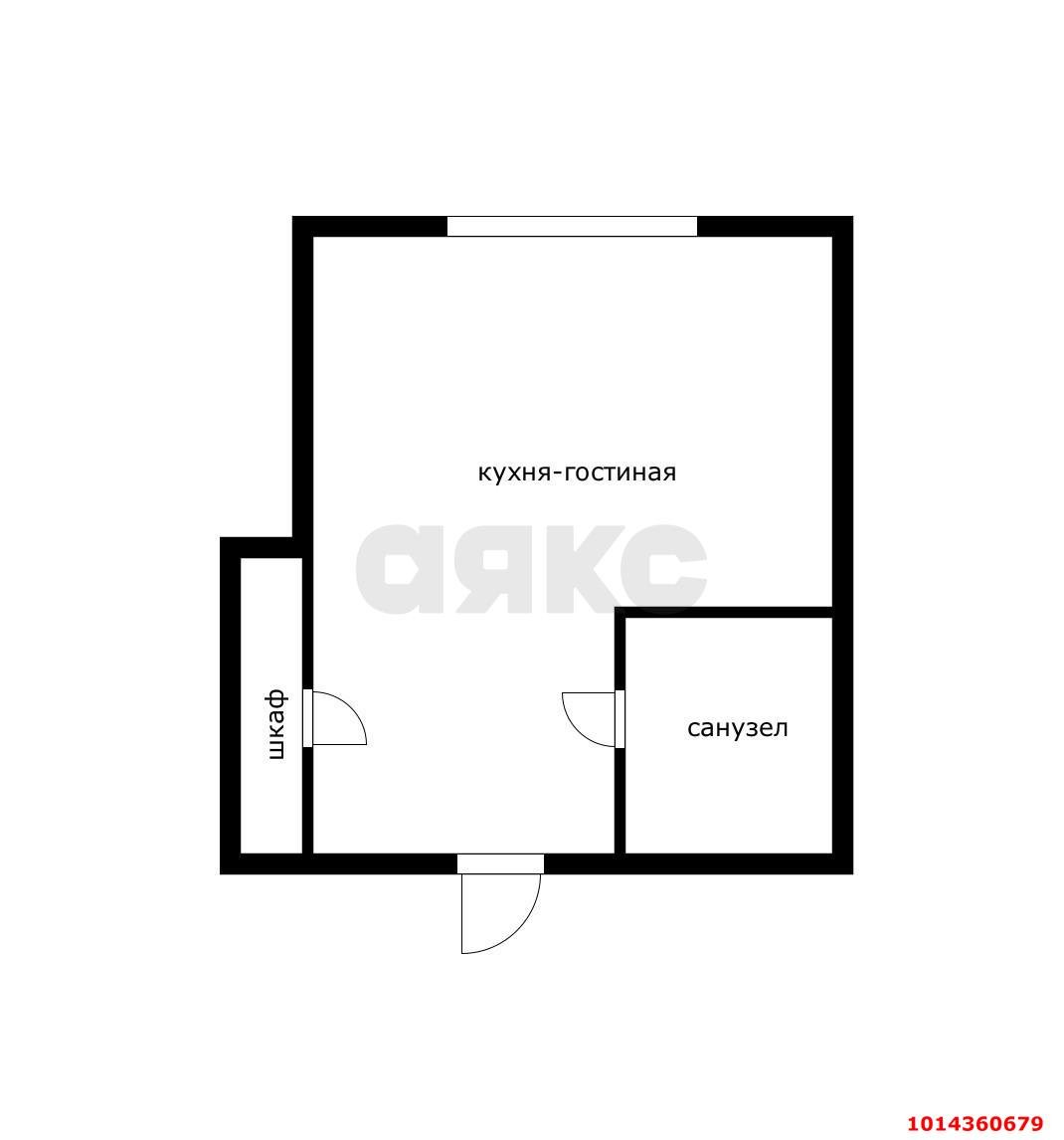 Фото №8: 1-комнатная квартира 21 м² - Краснодар, Калинино, пер. Ленинский, 15