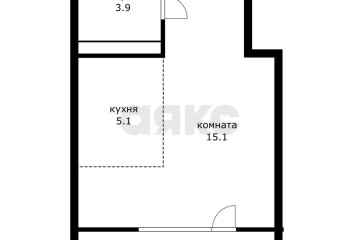 Фото №2: Студия 29 м² - Краснодар, мкр. Достояние, ул. Григория Булгакова, 8к1