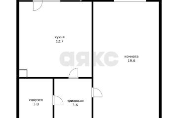 Фото №1: 1-комнатная квартира 39 м² - Адыгейск, ул. Эдепсукайская, 1/6