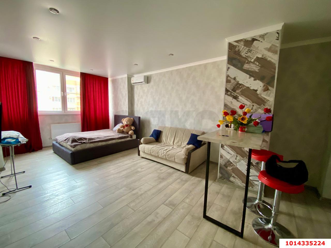 Фото №1: Студия 32 м² - Краснодар, Солнечный, ул. Казбекская, 3