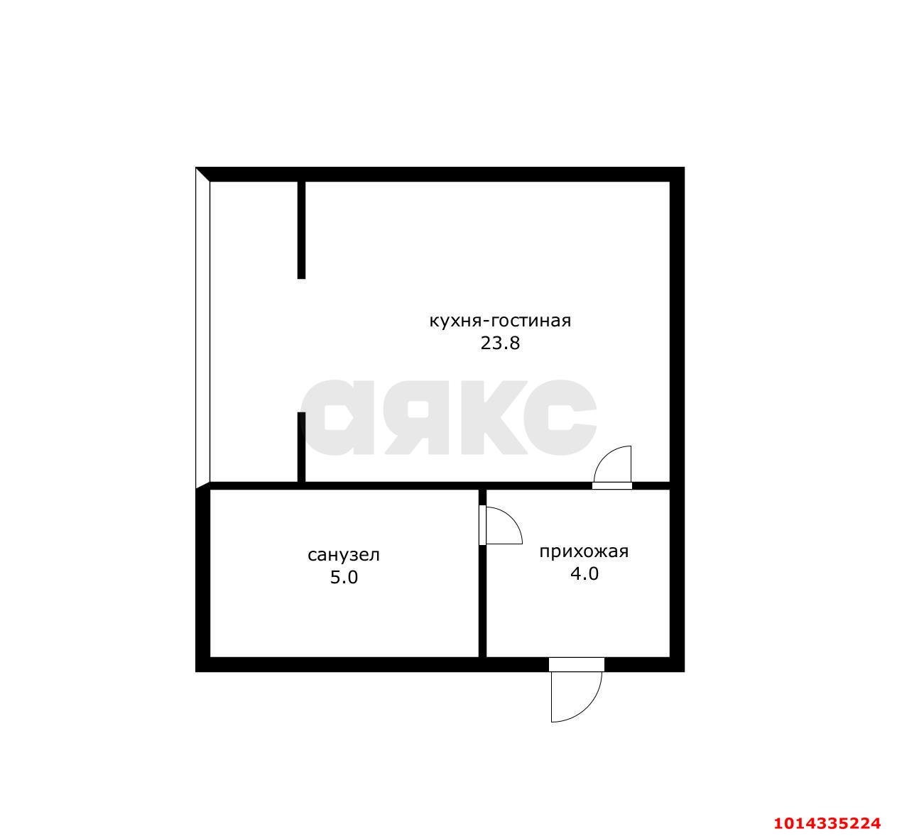 Фото №8: Студия 32 м² - Краснодар, Солнечный, ул. Казбекская, 3