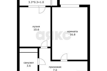 Фото №3: 1-комнатная квартира 40 м² - Краснодар, мкр. жилой комплекс Мелодия, ул. Гидростроителей, 59/2