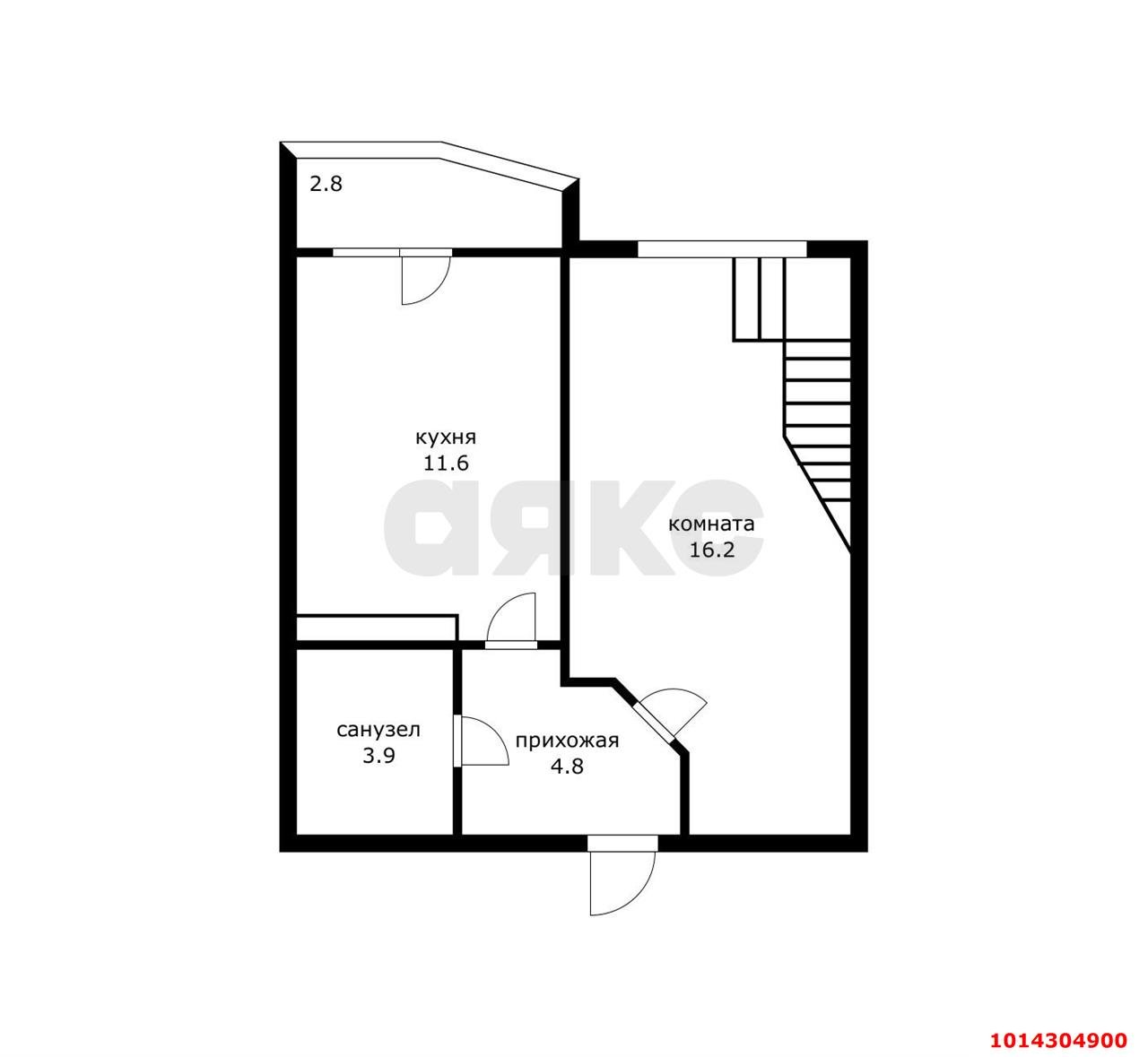 Фото №5: 2-комнатная квартира 59 м² - Динская, ул. Красная, 70