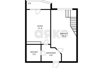 Фото №5: 1-комнатная квартира 59 м² - Динская, ул. Красная, 70
