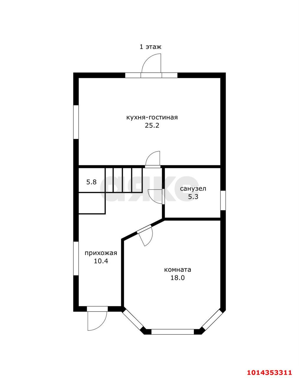 Фото №19: Дом 129 м² + 4.3 сот. - Краснодар, Прикубанский внутригородской округ, пр-д 1-й  Невельского, 19